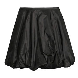 Cynthia Rowley Taffeta Bubble Skirt in Black - NEW